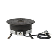 Portable Propane Fire Pit, 19 inch Round Gas for Patio, 55,000 BTU Carry Strap