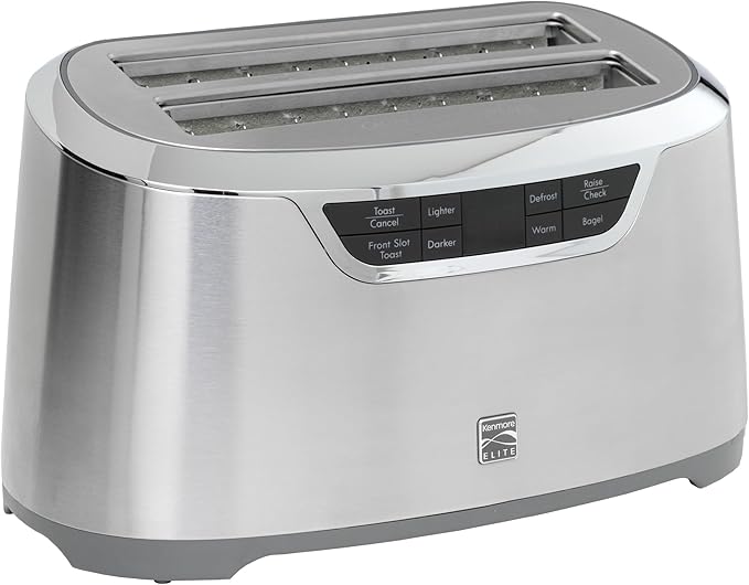 slice - extra wide slot countertop kitchen appliance, defrost function,