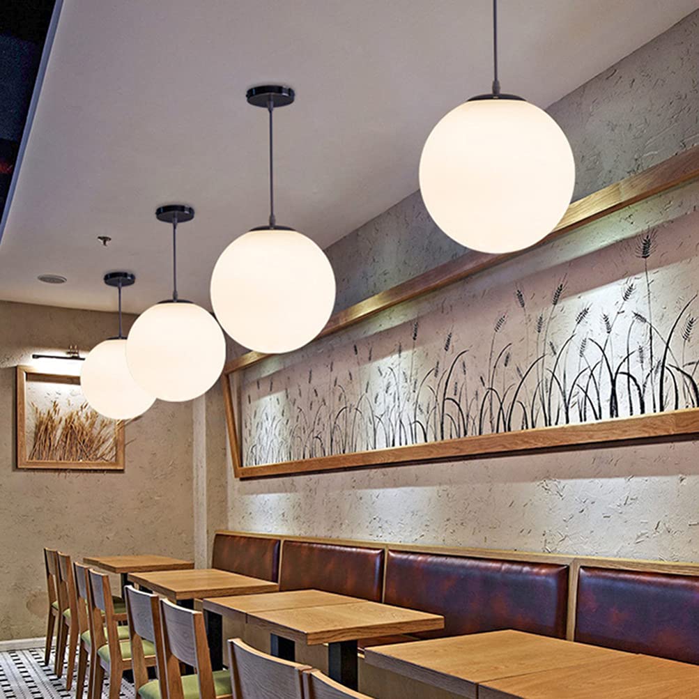 White Ball Pendant Light Large White Globe Pendant Light Matte White Globe Replacement