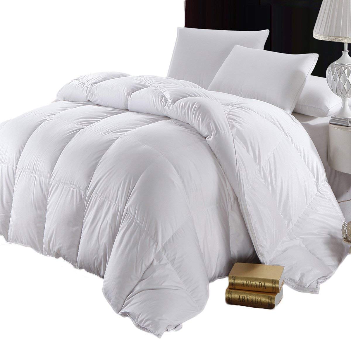 Goose-Down Comforter, 500-Thread-Count, 100% Cotton Shell,