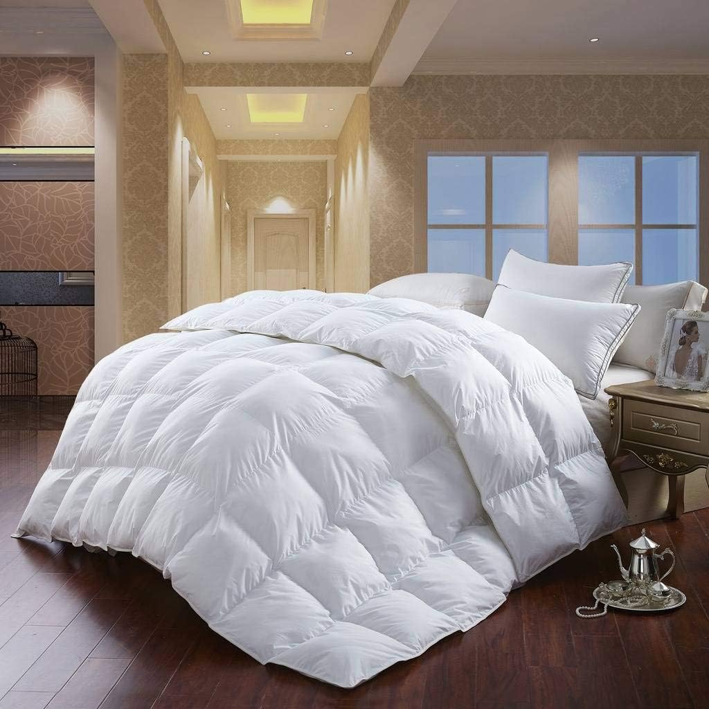 Queen Size 1500 Thread-Count Siberian Goose Down Comforter