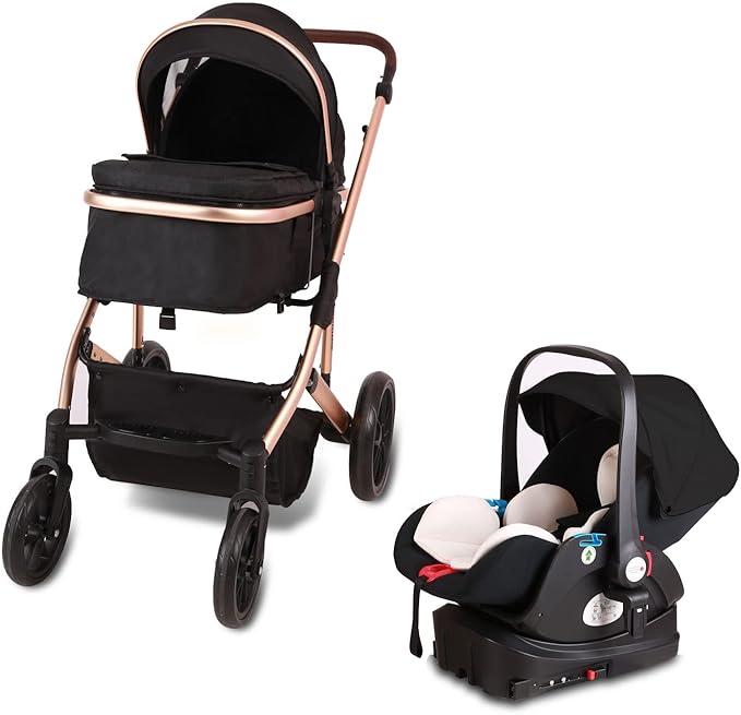 Travel System,Lightweight Baby Stroller,High Landscape Infant Pram