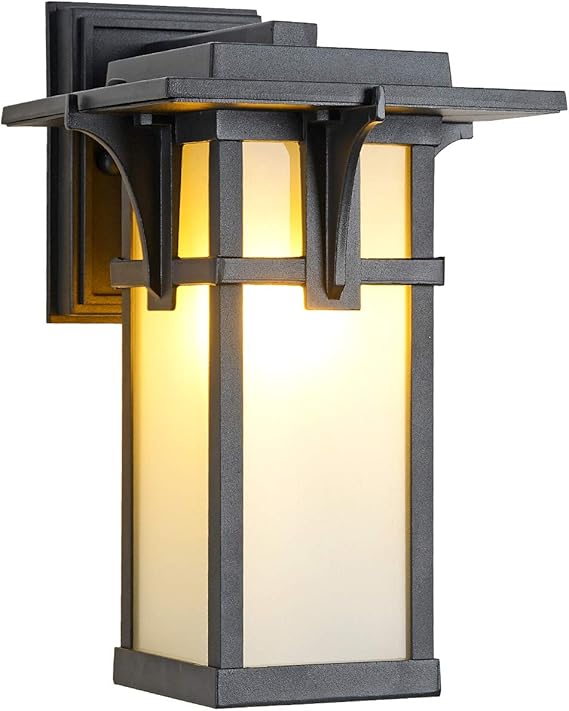 Oil Rubbed Bronze Porch Light Fixtures Wall Mount Dusk to Dawn Outdoor