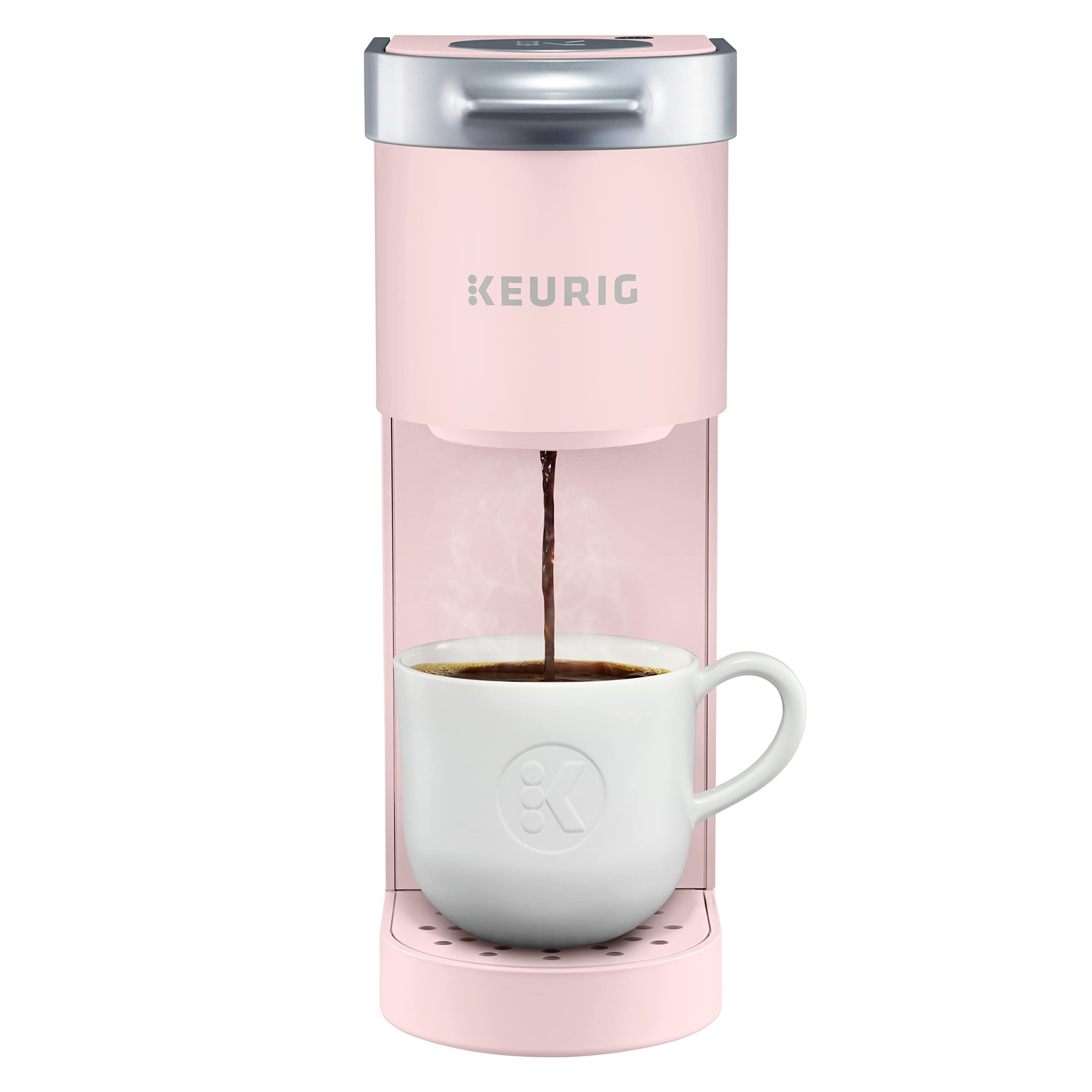 K-Mini Single Serve K-Cup Pod Coffee Maker, Featuring An Ultra-sleek Design, Dusty Rose