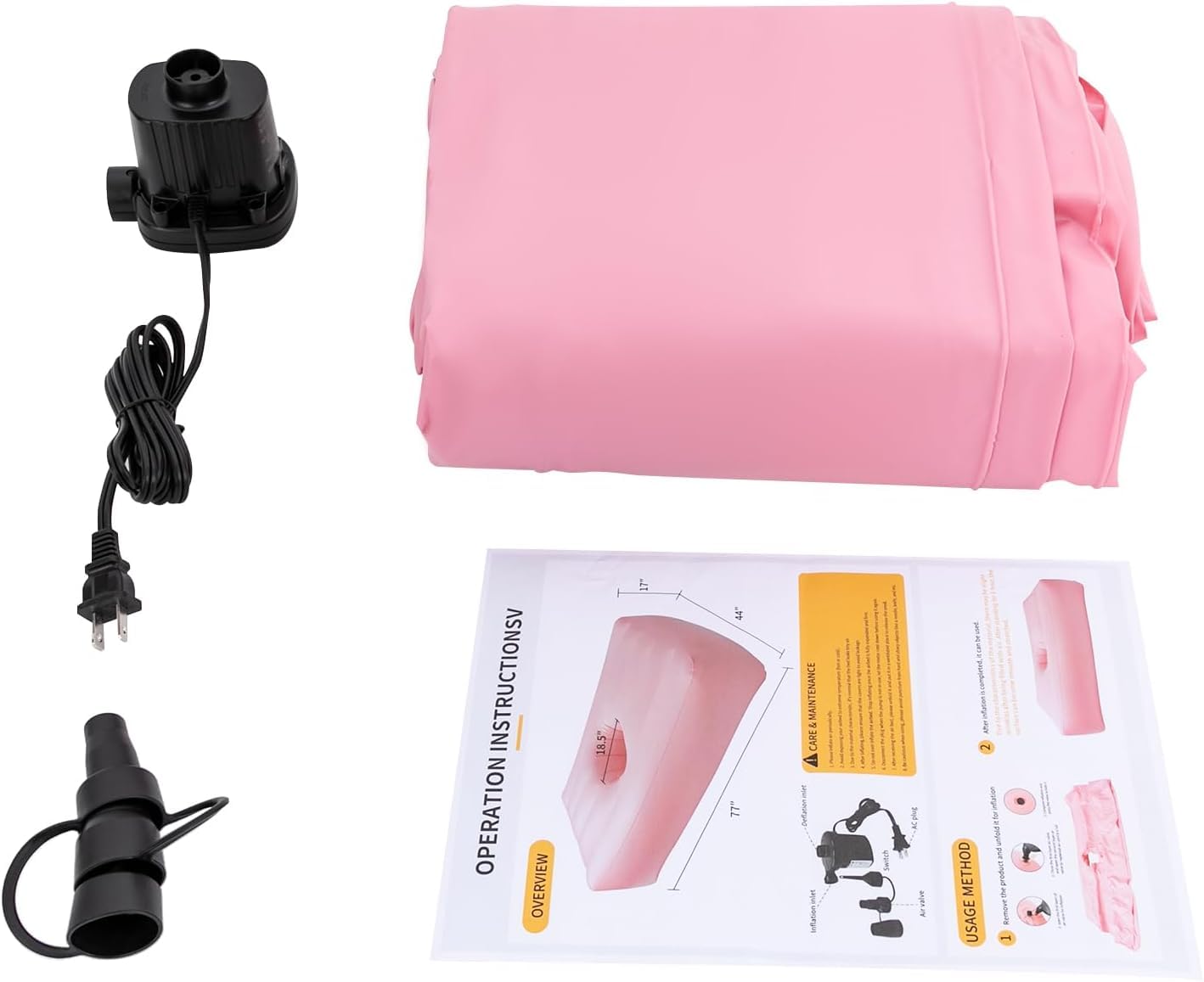 BBL Bed with Hole, Inflatable Mattress BBL Bed. Waterproof PVC