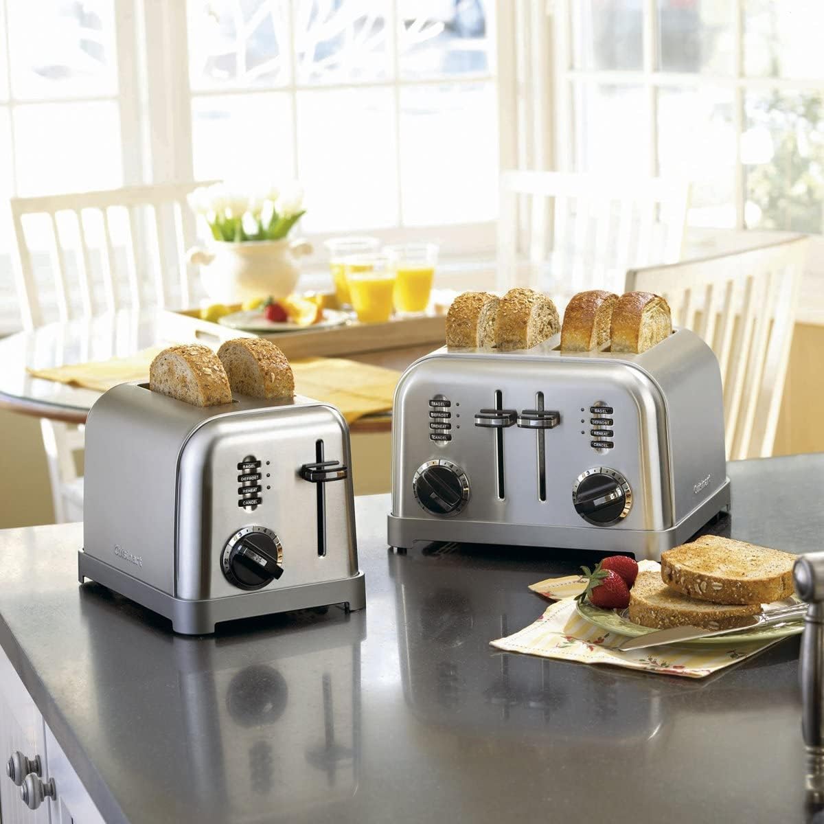 Slice Toaster Oven, Brushed Stainless, CPT-180P1