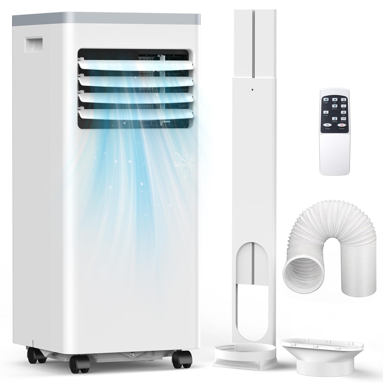 Portable Air Conditioner 10000 BTU Cools Up to 450 Sq. Ft.