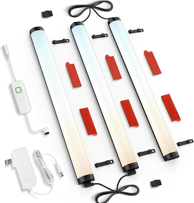 LED Under Cabinet Lighting Kit, 6-Pack 12 Inch Under Counter Lights