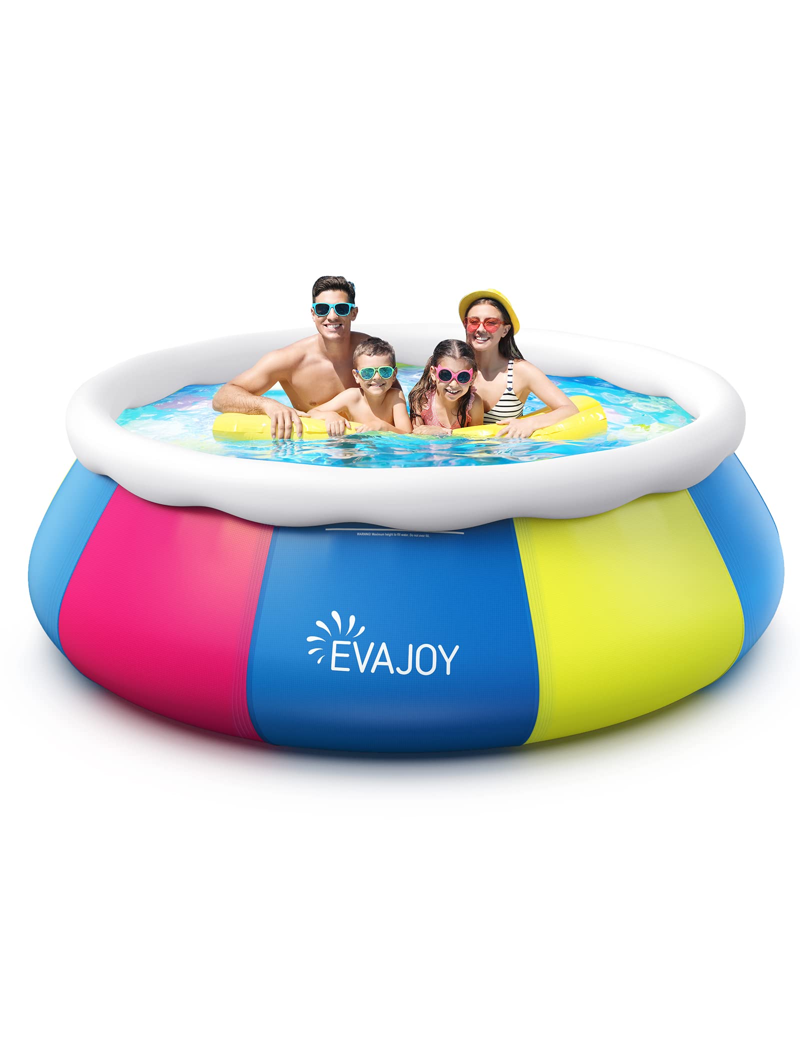 10ft x 30in Above Ground Swimming Pool - Easy Set Inflatable Top Ring for Adults