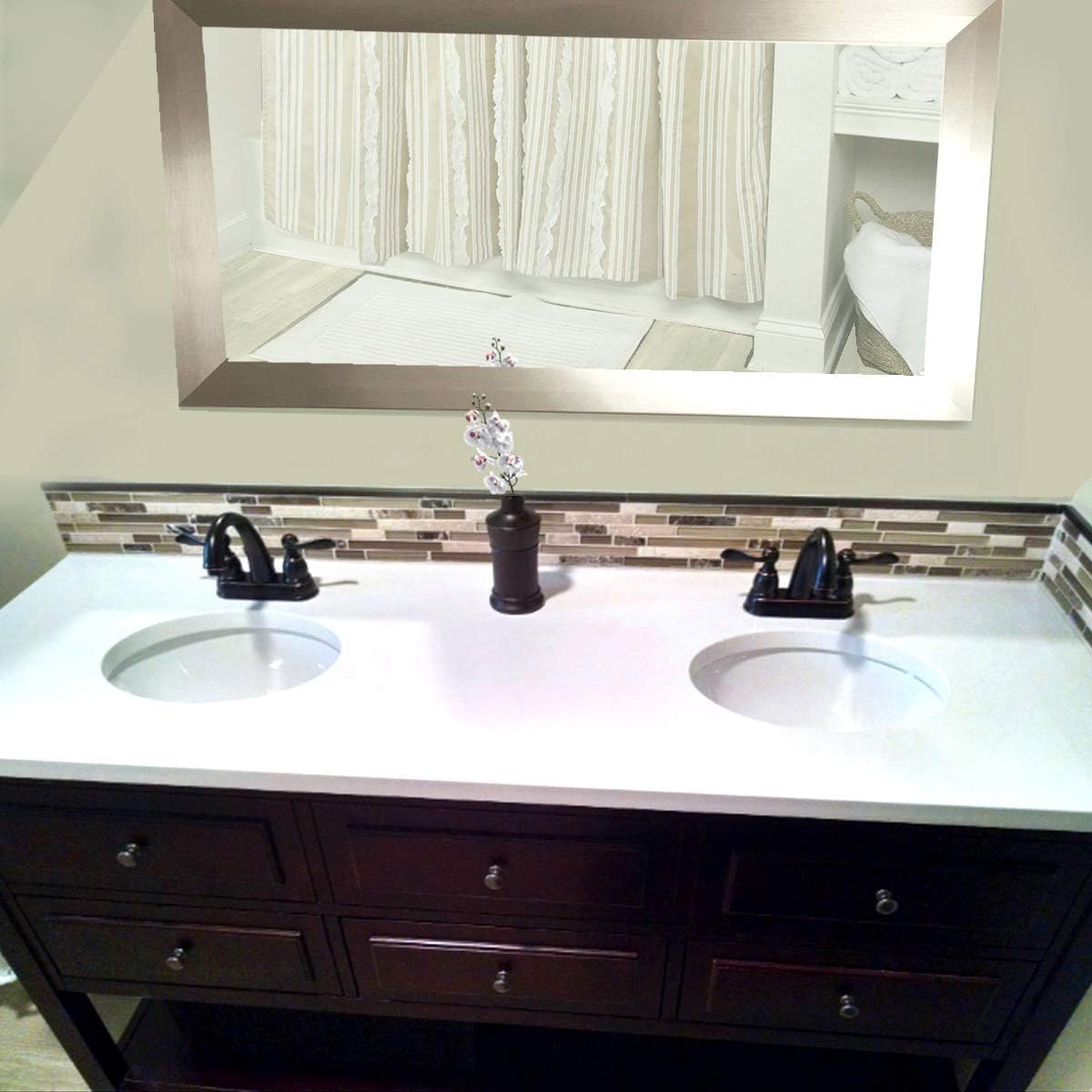 ucket Sinks UM-13x10-W 13-Inch by 10-Inch Oval Ceramic Undermount Vanity Sink, White