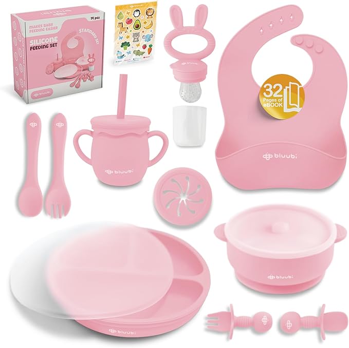 Baby Feeding Set - Infant Tableware for First Foods & Baby, Led Weaning (0+ Months