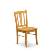 Dublin Dining Chairs - Slat Back Wooden Seat Chairs