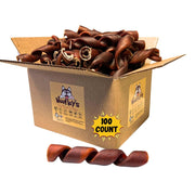 6 Inch Collagen Springs for Dogs - 100 Count - Collagen Chews - Bully Stick Spiral