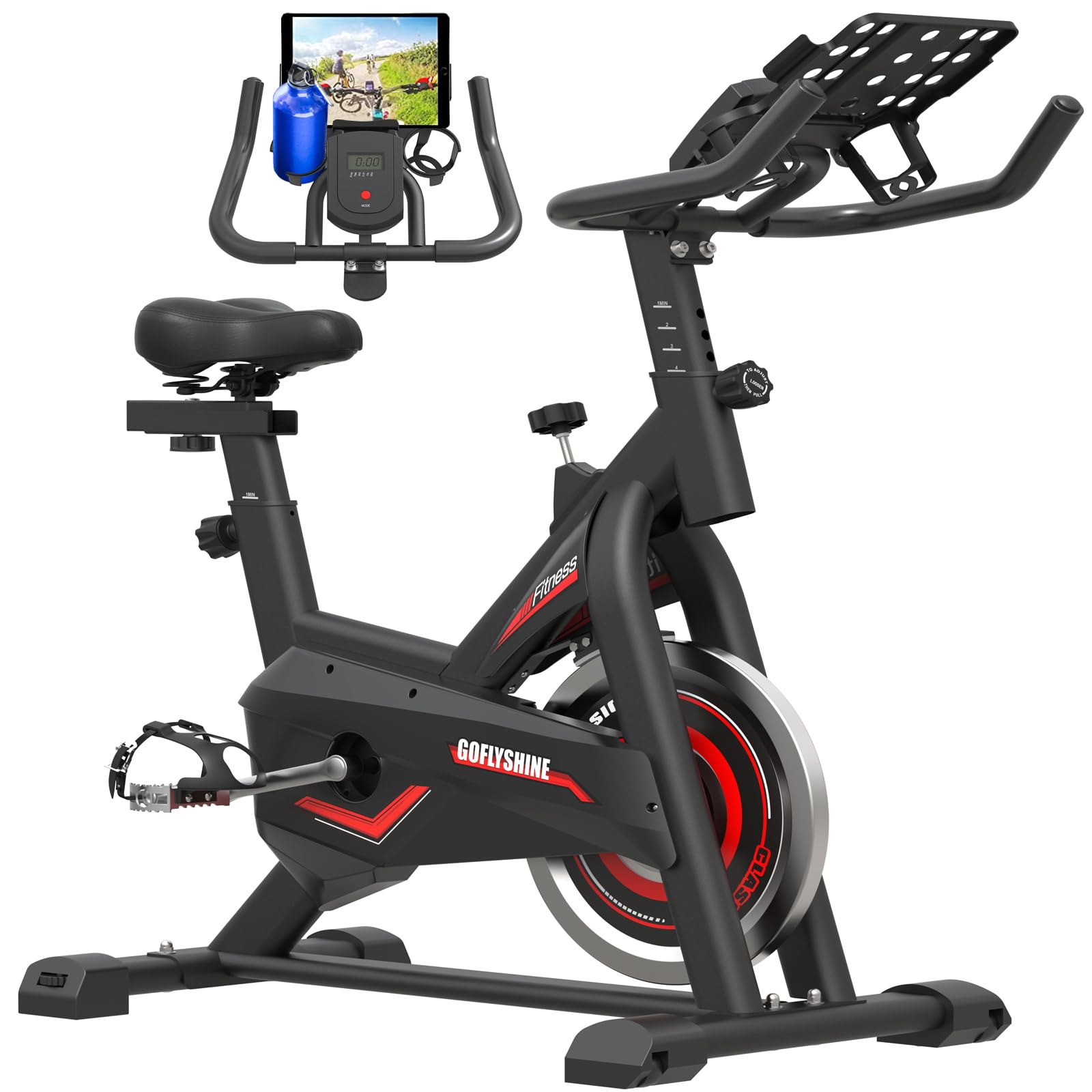 Exercise Bikes Stationary,Exercise Bike for Home Indoor Cycling Bike for Home Cardio Gym