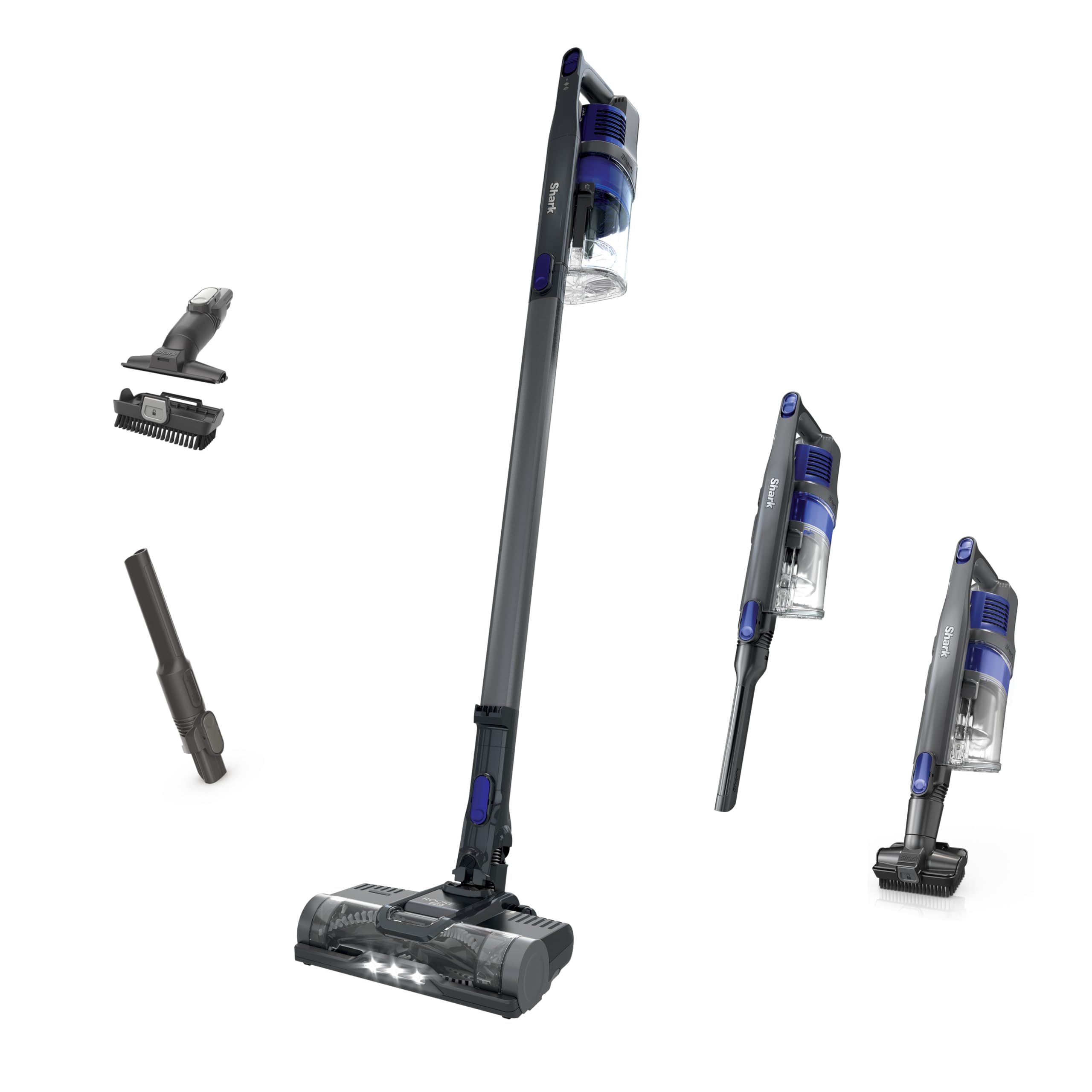 Cordless Stick Vacuum with XL Dust Cup, LED Headlights