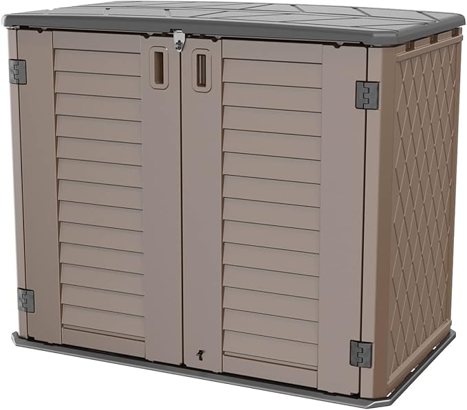 Sheds & Outdoor Storage, 52 Cu.ft Vertical Storage with Floor