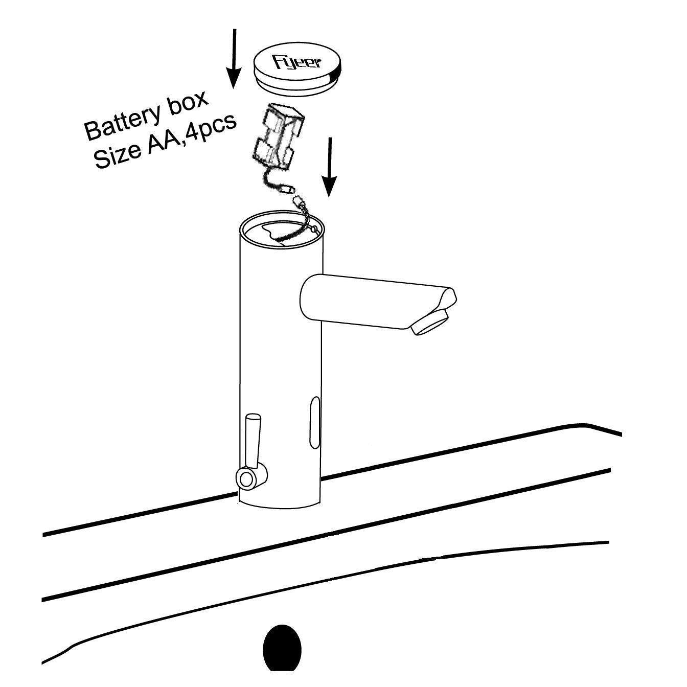 Automatic Touchless Bathroom Sink Faucet Sensor Motion Activated Commercial Hands Free Single Tap Temperature Control Adjustable Handle Auto Basin Brass Faucets for Home Vanity Chrome Polished Finish