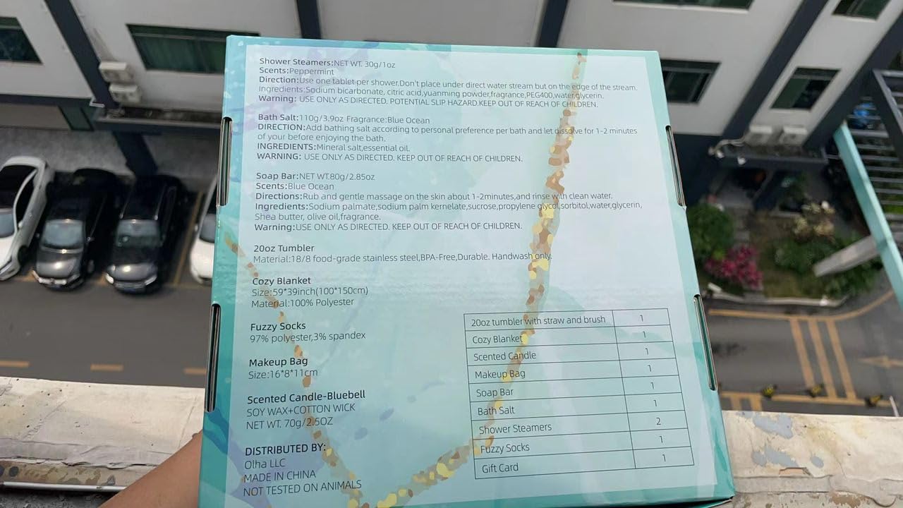 11 Pcs Gift basket for women, Spa Self Care Kit, Unique Spa Gift Box Set for Women, Birthday