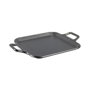 BOLD 12 Inch Seasoned Cast Iron Square Griddle with Loop Handles, Design-Forward