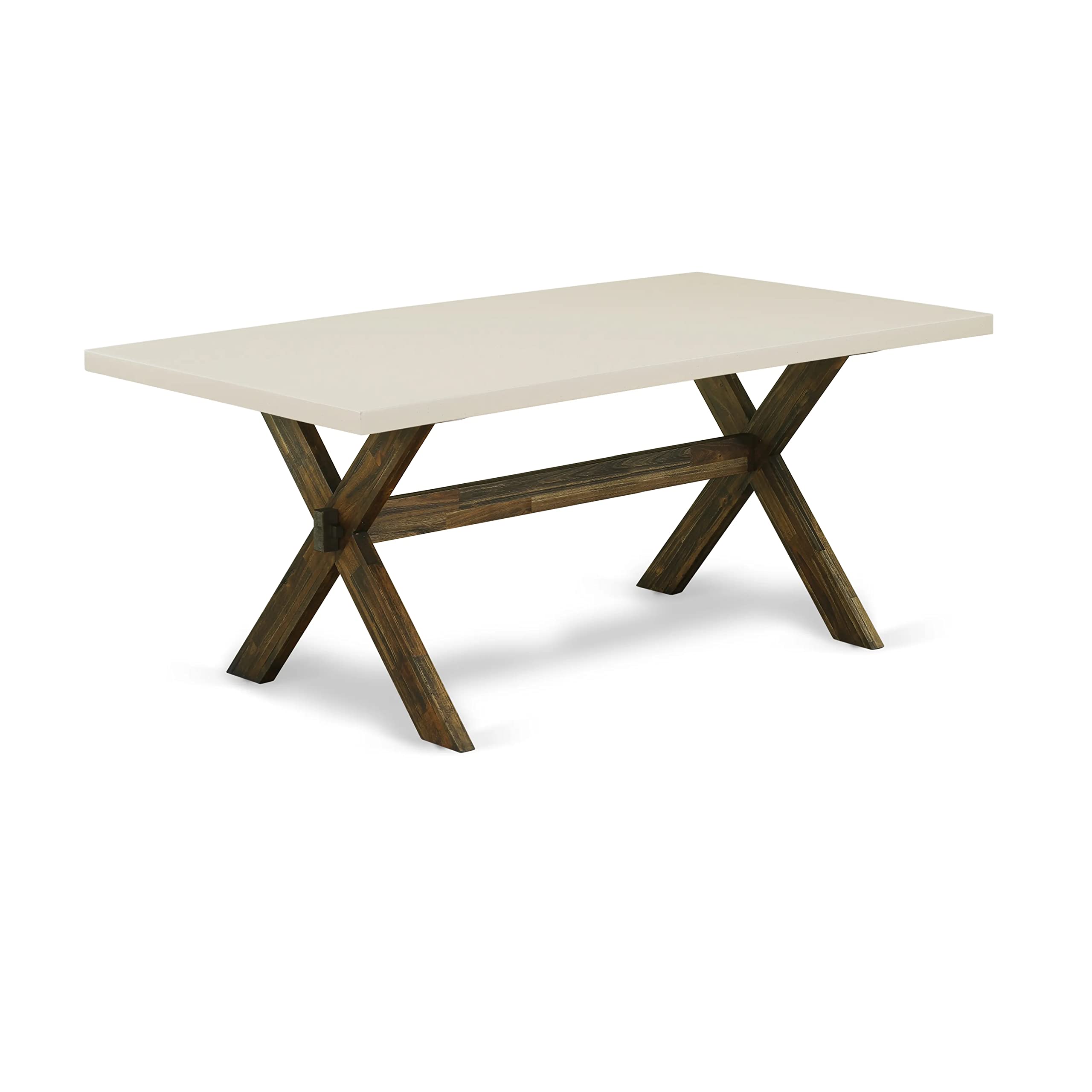 X727VE703-6 6 Piece Dining Room Table Set Contains a Rectangle Kitchen Table