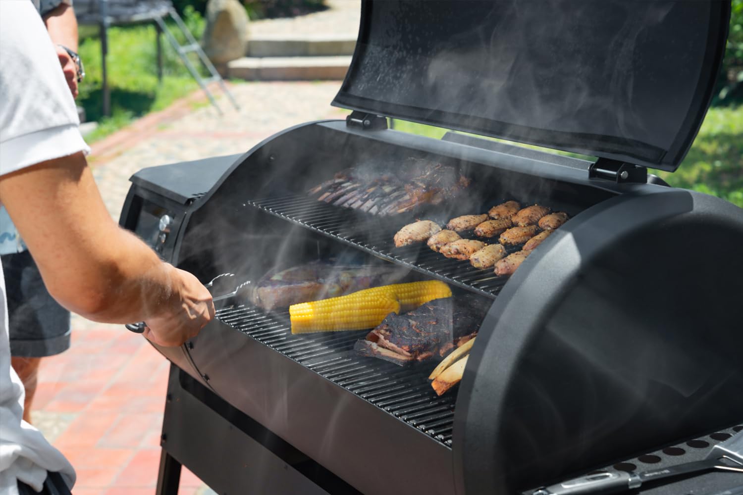Origin-940 Electric Wood Pellet Smoker Grill – A.I. Smart BBQ Grill with WiFi