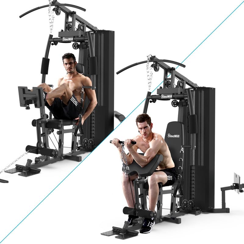 Home Gym SCM-1160 160LB Multifunctional Full Body Home Gym Equipment