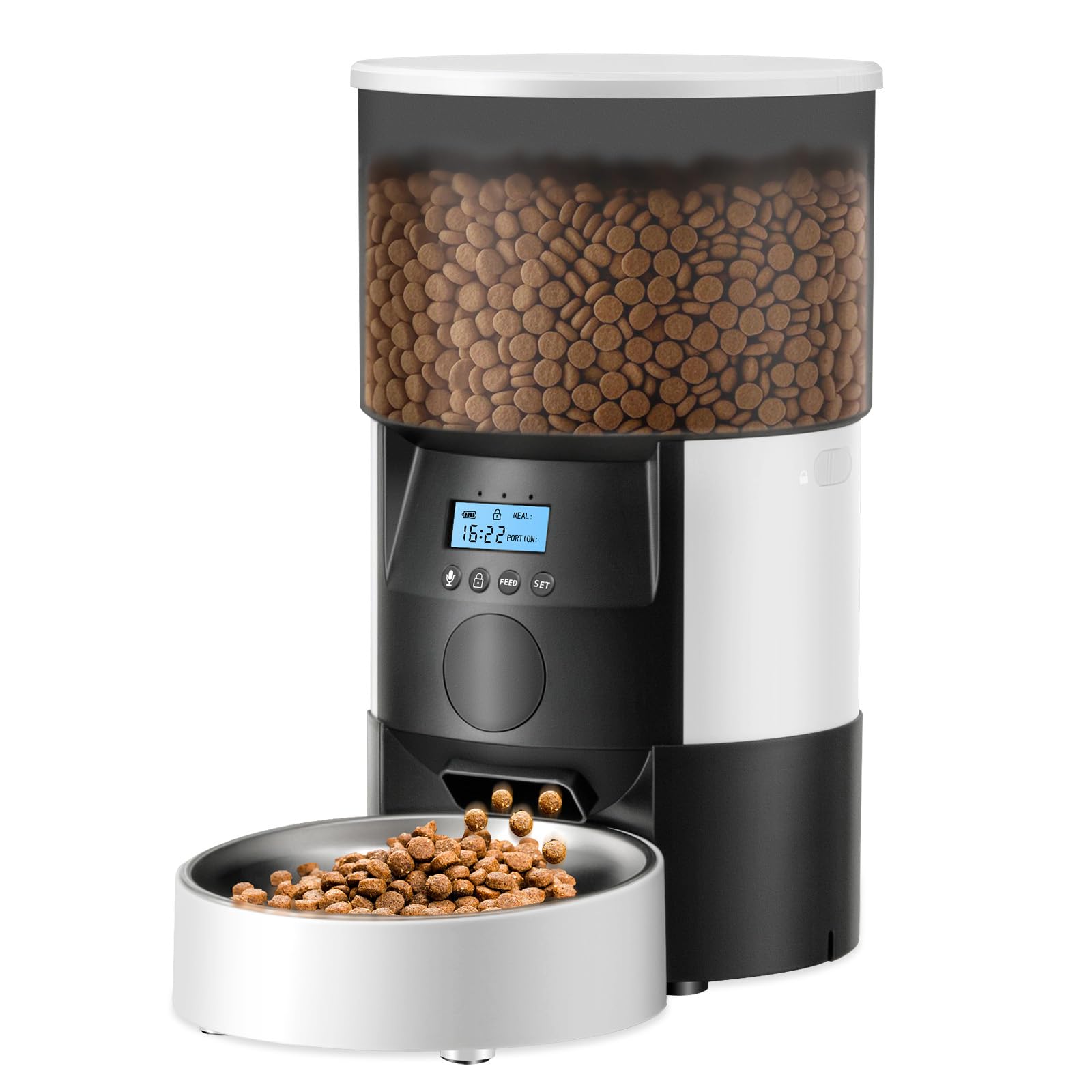 Automatic Cat Feeders - Timed cat Dry Food Dispenser,3L auto pet Feeder for Cats and Dogs