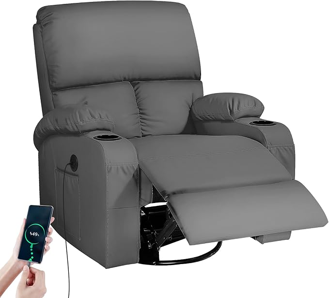 Rocking Recliner Chair, Massage Rocker Recliner Chair