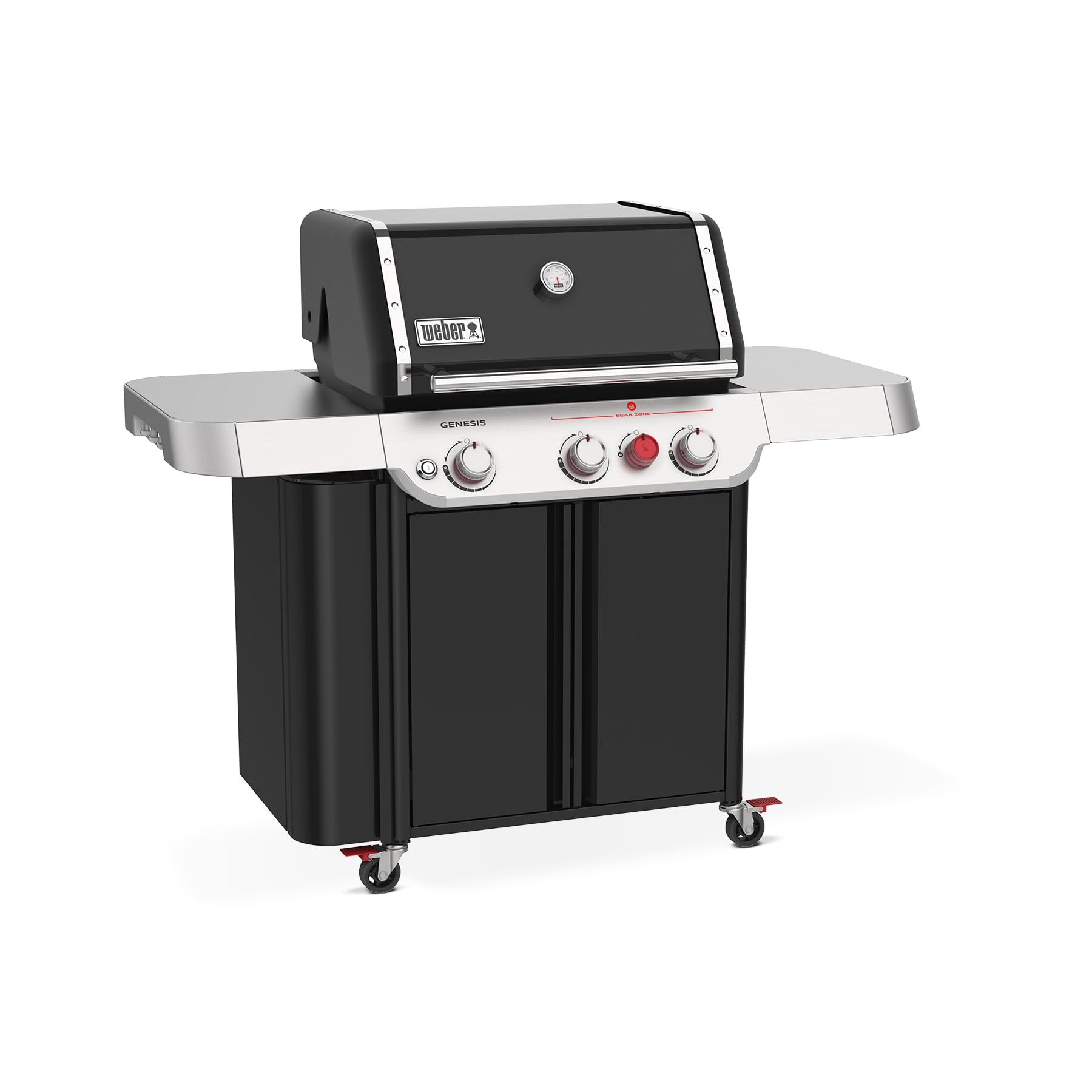 Genesis E-330 Liquid Propane Gas Grill for Outdoor Grilling, 3 Burners, Black