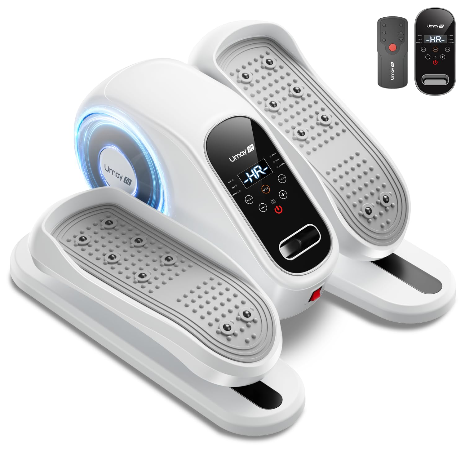 Desk Elliptical Machine, Ellipse Leg Exerciser for Seniors, Quiet & Portable Electric Seated