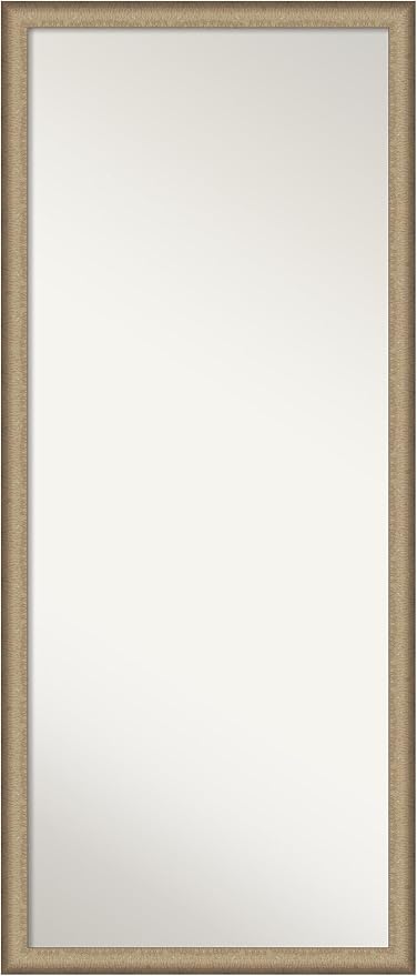 Bronze Full Length Mirror, 66x30 Ridge Bronze Tall Free Standing Body Wall Mirror