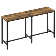 55" Long Bar Table, Counter Bar Height Table, High Top Table, Rectangular Hightop Table