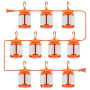 100ft Construction String Lights, 300W LED Industrial Grade 30000LM Super Bright