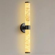 Alabaster Wall Sconce, 24" Black Wall Sconces