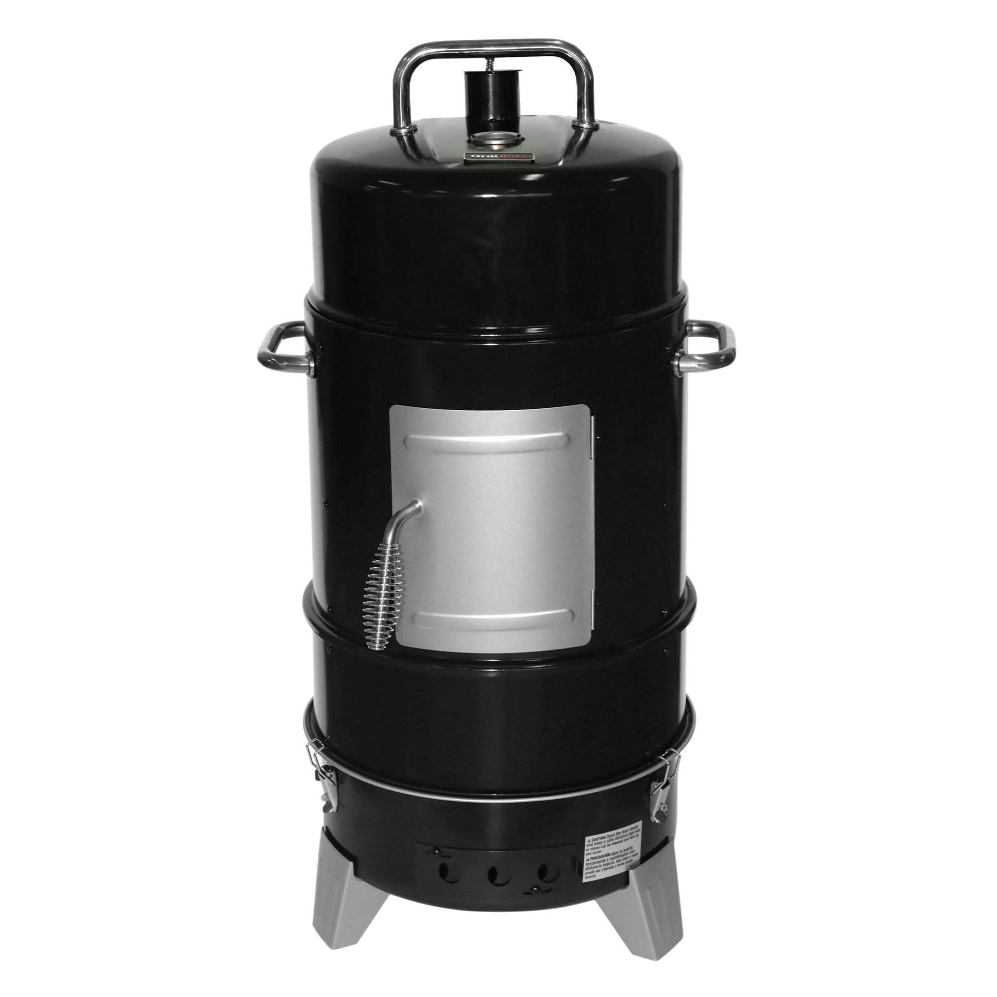 Vertical Freestanding Charcoal Smoker Portable BBQ Grill with Temperature