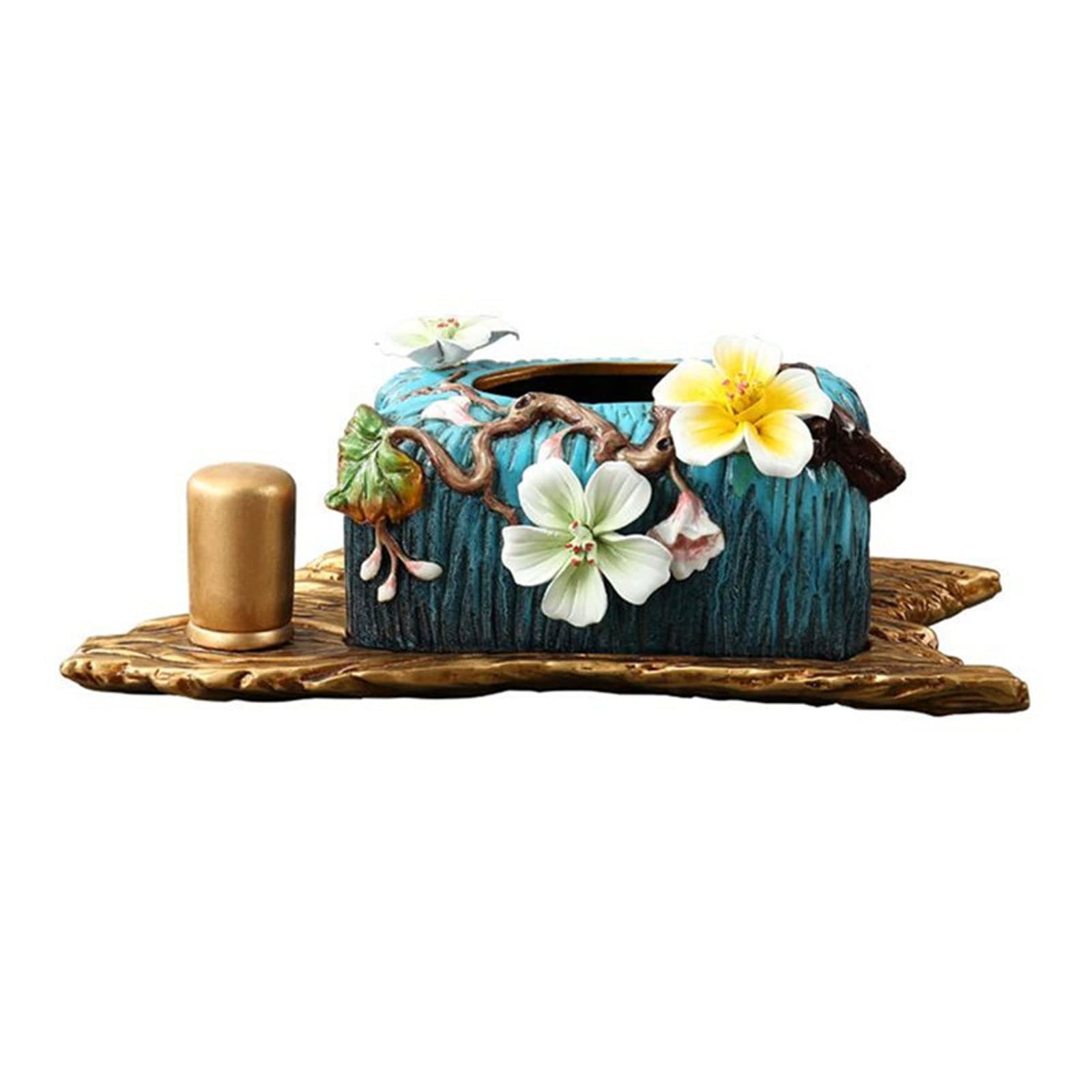 Multifunction Ceramic Tissue Box Cover Decorative Tissue Box Cover Tissue Holder