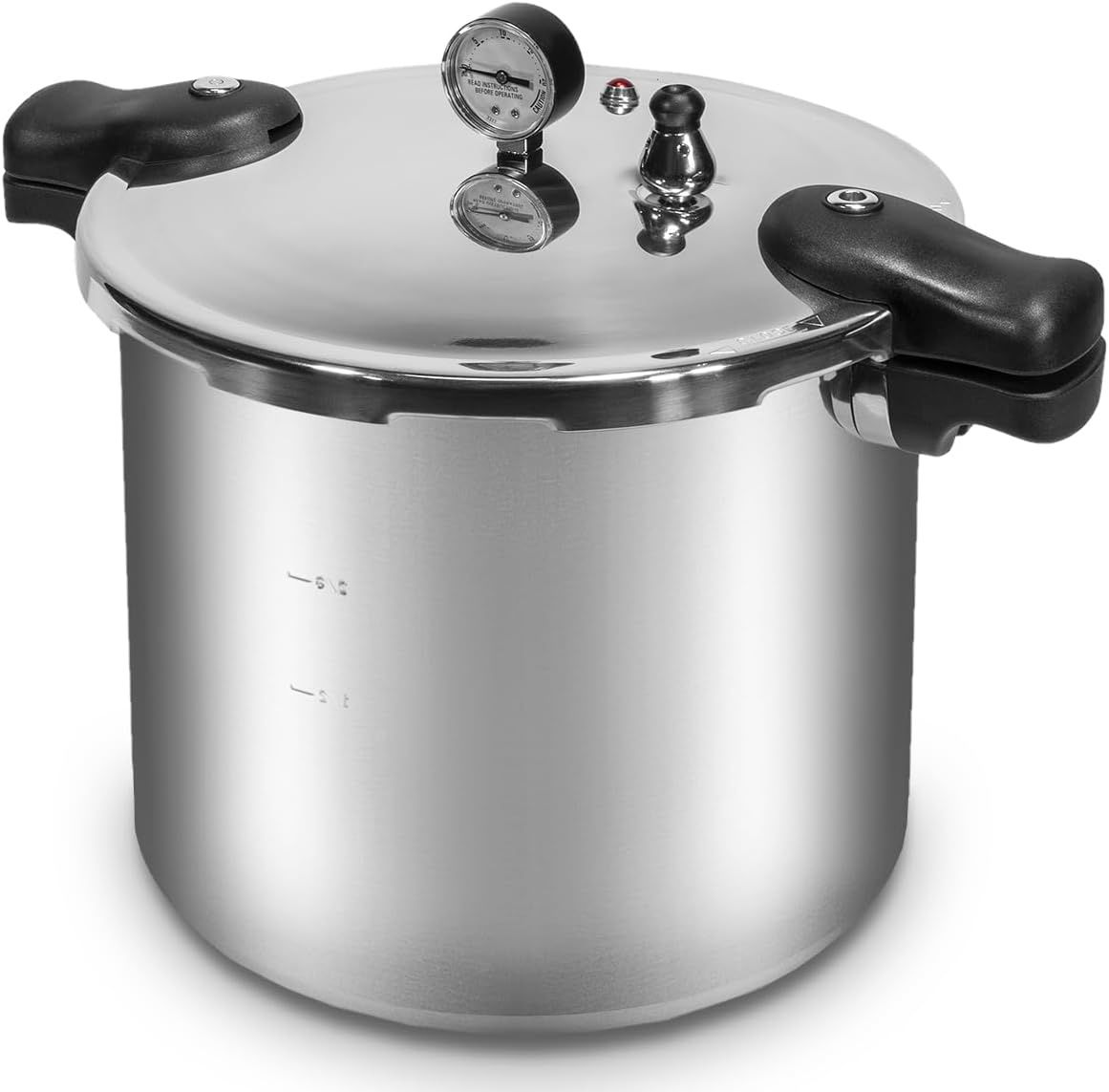 22-Quart Pressure Canner Pressure Cooker Pressure Gauge with Rack