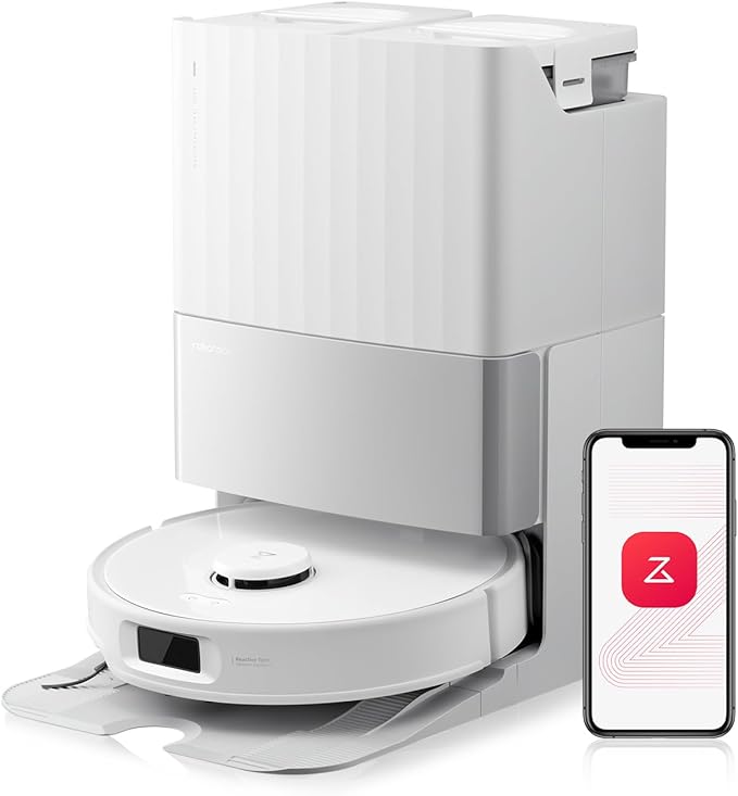 Qrevo Master Robot Vacuum and Mop Combo, 10,000Pa Suction