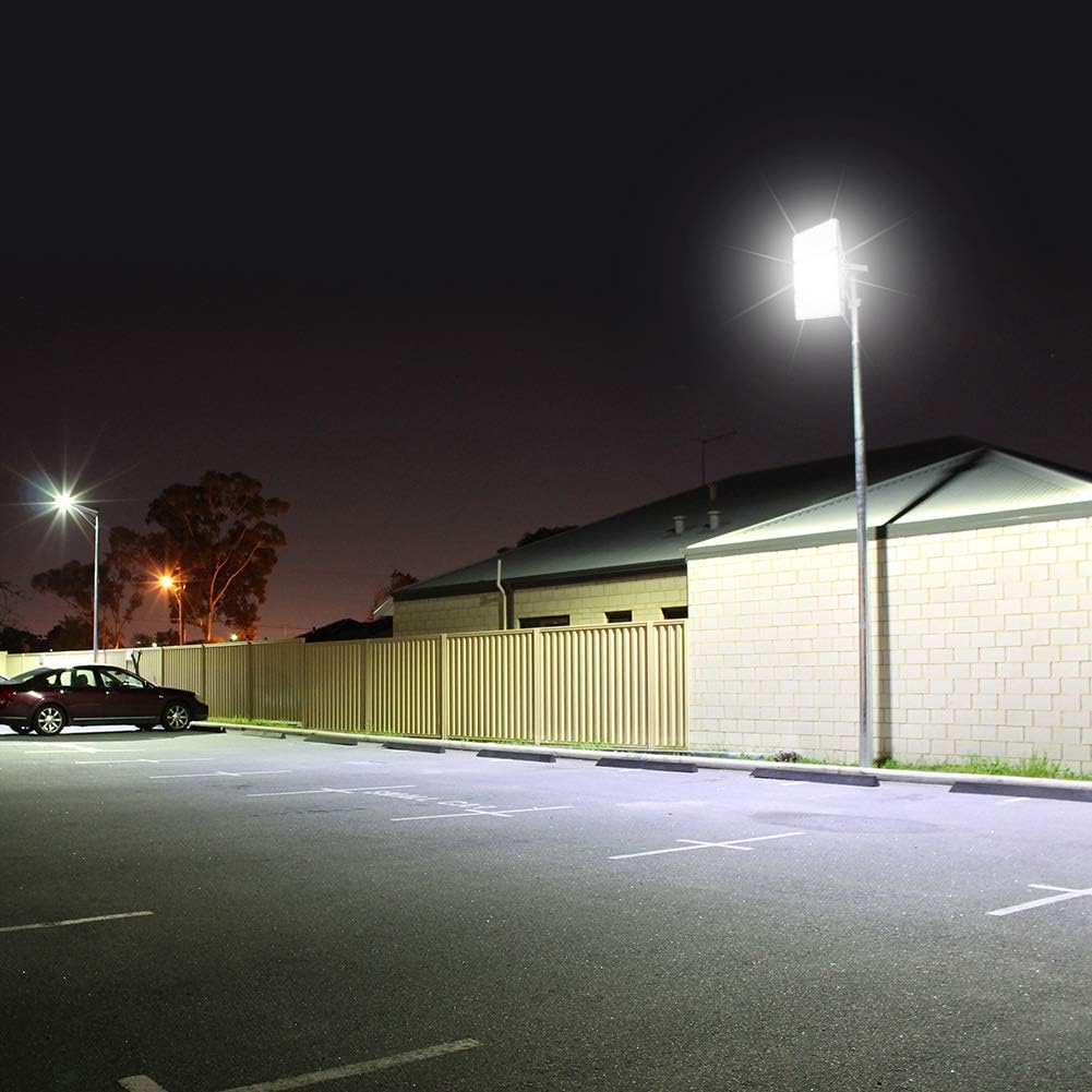 300W LED Flood Light, 24000LM Super Bright Outdoor Security Lights with Wider