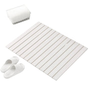 Large Stone Bath Mat, 31"x 23" Non-Slip Diatomaceous Earth Bath Mat