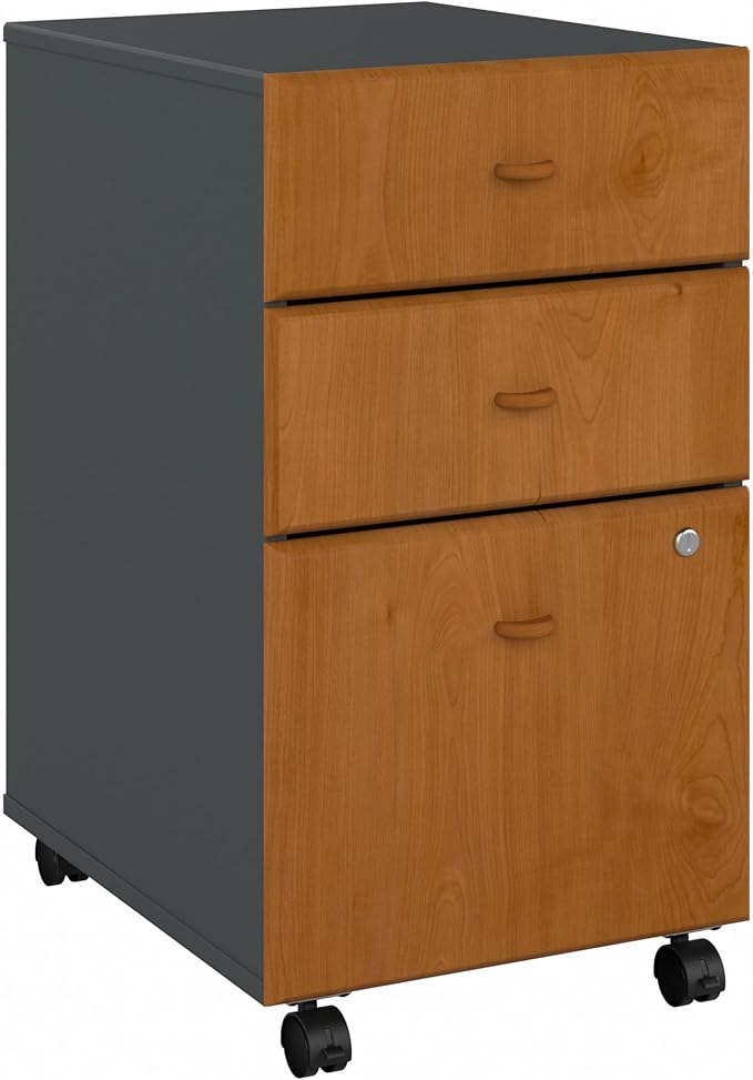 A 3 Drawer Mobile File Cabinet, Slate