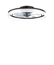 Ceiling Fans with Lights and Remote, 20" Modern Low Profile Ceiling Fan with Light