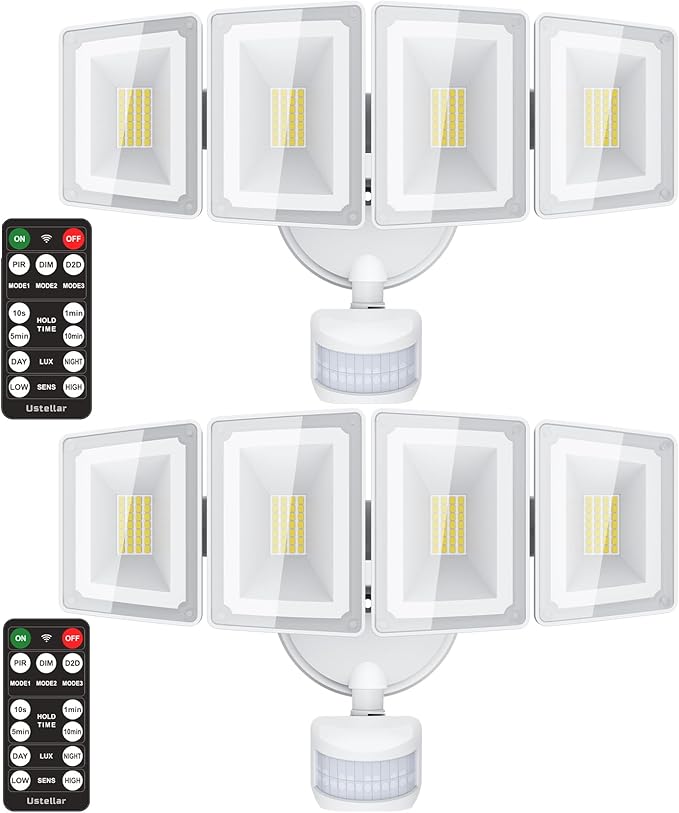 100W 10000LM LED Security Lights Motion Sensor Outdoor