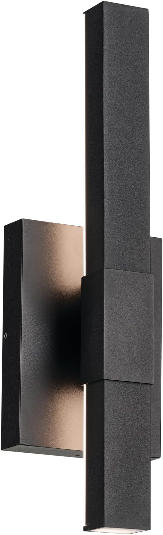 Textured Black Modern Garage or Patio Outdoor Wall Light for Outdoor Walls