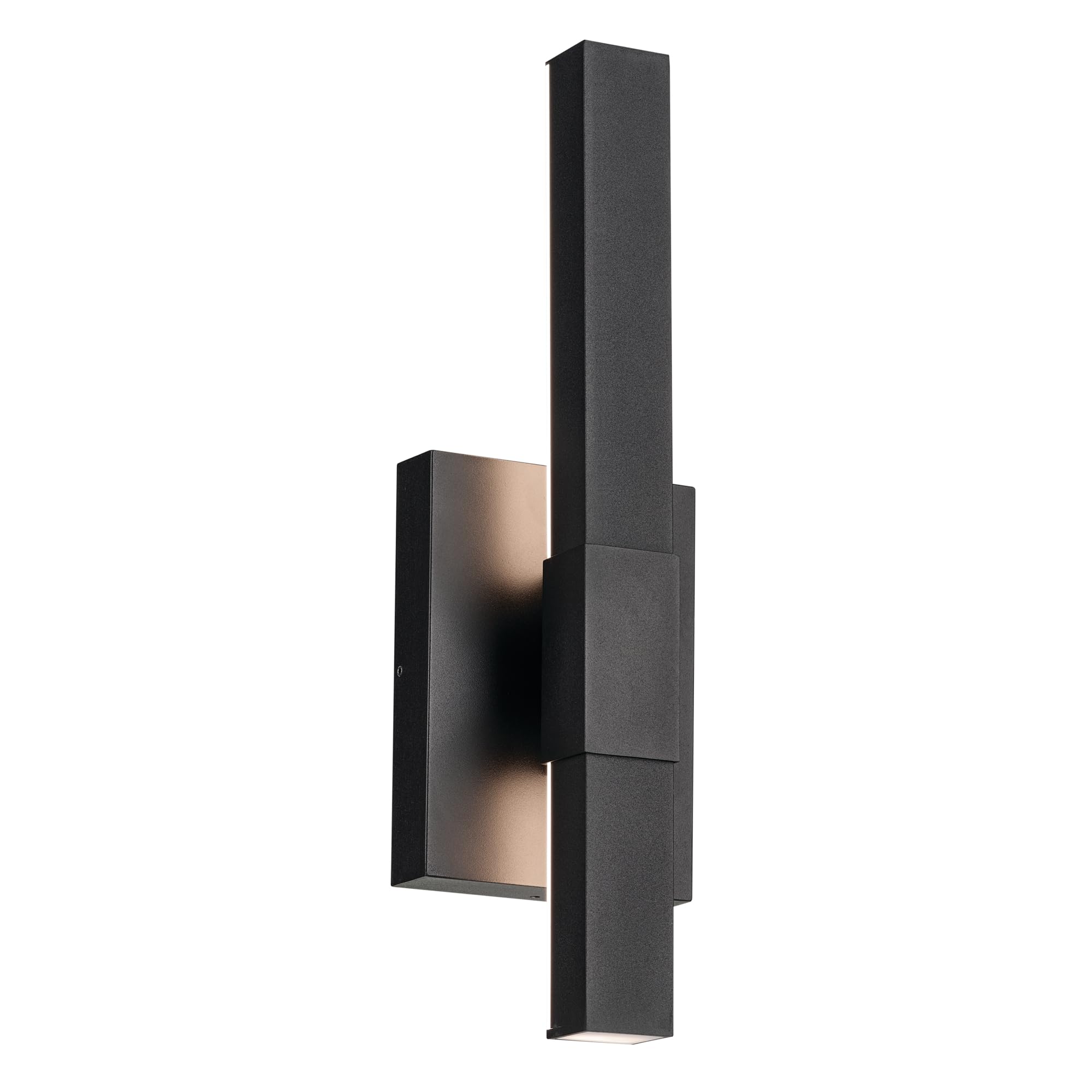 Textured Black Modern Garage or Patio Outdoor Wall Light for Outdoor Walls