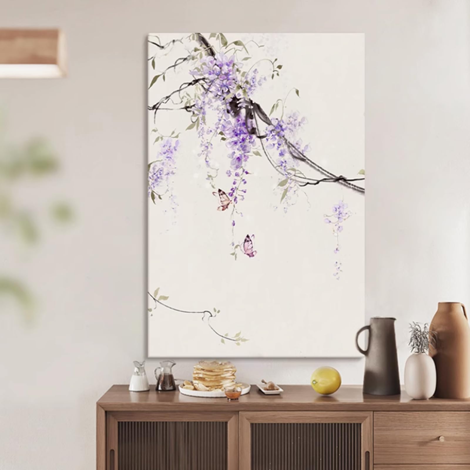 Framed Chinese Painting Landscape Hand Painted Oil Painting Wall Art