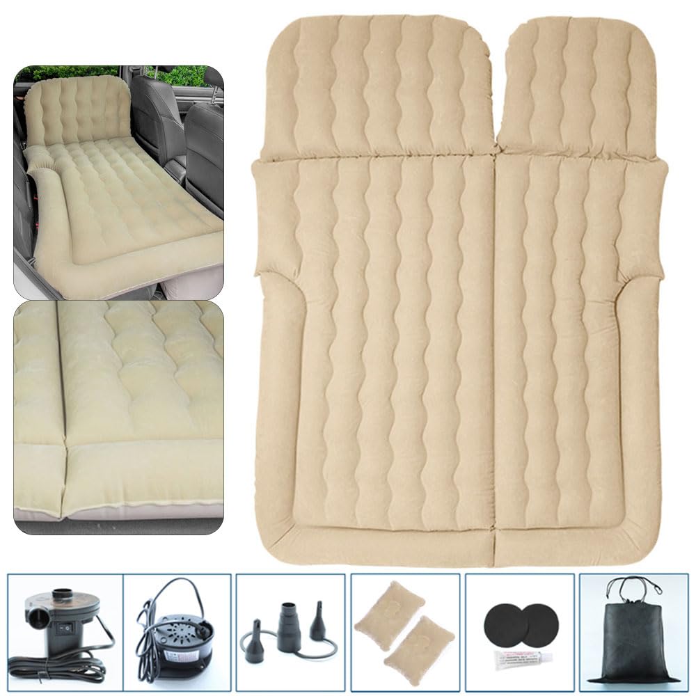 SUV Air Mattress, Inflatable Air Mattress with Air Pump Inflatable Mattress Back Seat
