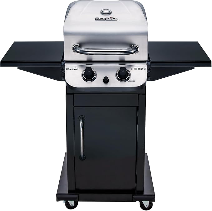 Performance Series Convective 2-Burner Cabinet Propane Gas Stainless Steel Grill