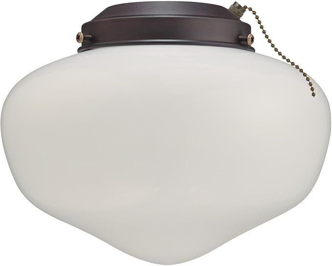 7784600 LED Schoolhouse Indoor/Outdoor Energy Star Ceiling Fan Light Kit