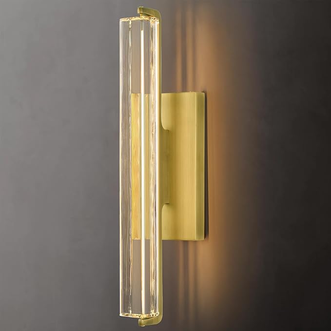 Alabaster Wall Sconce, 19" Natural Marble Wall Sconce